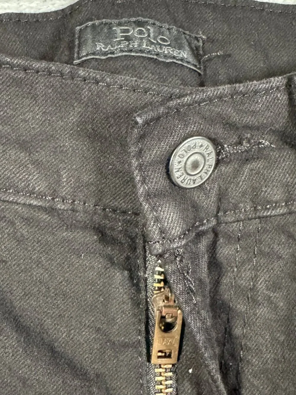 Polo Ralph Lauren Jeans Mens 32x32 Black The Sullivan Slim Stretch Denim Pants